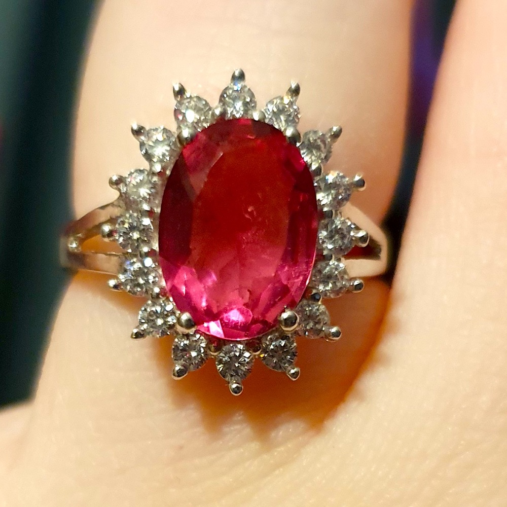 Princess Di Red Version Ring